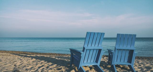 Two Seats on a Beach